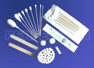 Medical cotton and kapok stick